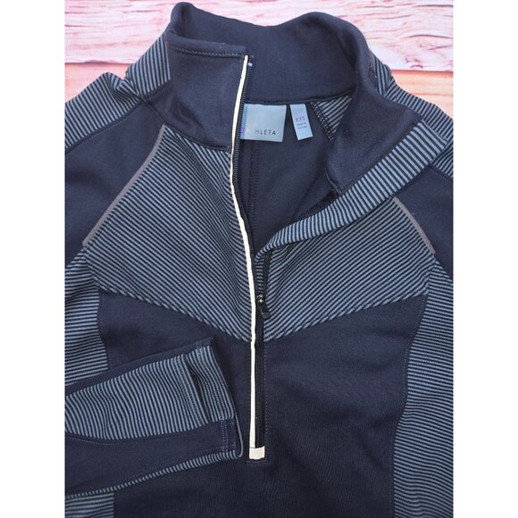 Athleta Womens Black Half-Zip Lightweight Jacket XXS - Picture 4 of 9